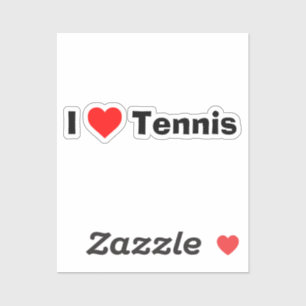 Sticker J'aime le tennis
