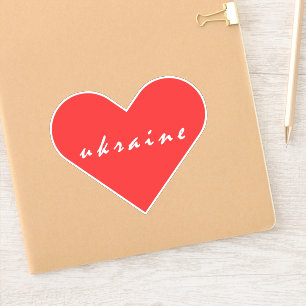 Sticker J'aime l'Ukraine