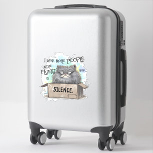 Sticker J'aimerais que plus de gens parlent couramment