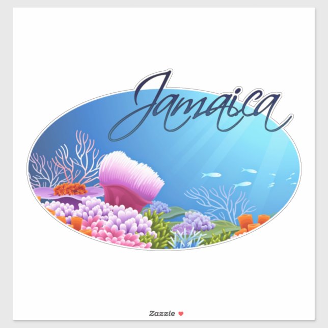 Sticker Jamaïcain (Feuille)