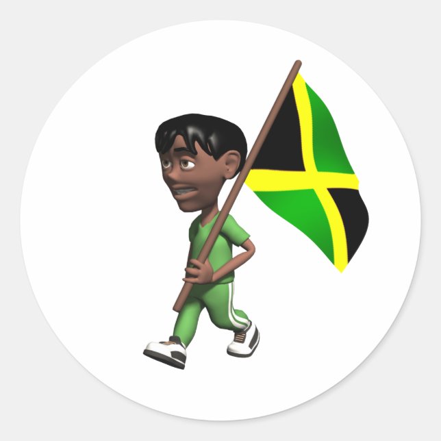 Sticker jamaïcain (Devant)