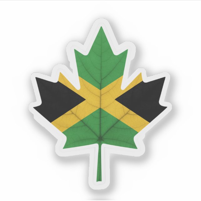 Sticker Jamaican Canadian (Devant)