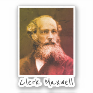 Sticker James Clerk Maxwell