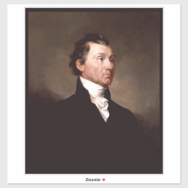 Sticker James Monroe Portrait, président des premiers État (Feuille)