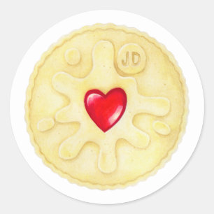Sticker Jammie Dodger Biscuit