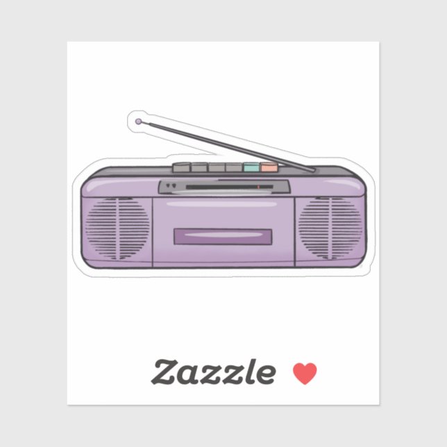 Sticker Jams rétro (Feuille)