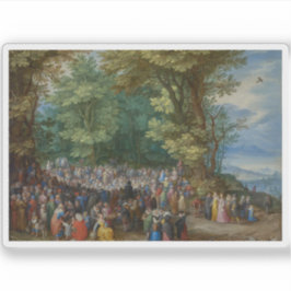 Sticker Jan Brueghel l'Ancien - Le Sermon sur le Mont