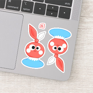 Sticker 【 JapaNichijou 】Mascot Character にぽくん Nipo kun