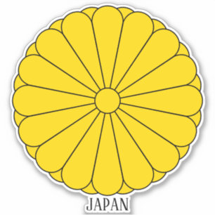 Sticker Japon Imperial Seal Patriotique