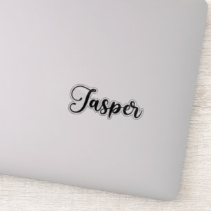 Sticker Jasper Nom - Calligraphie manuscrite