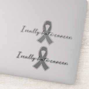 Sticker Je déteste vraiment le cancer Glioblastoma GBM