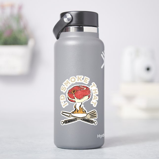 Sticker Je fumerais ça (HydroFlask)