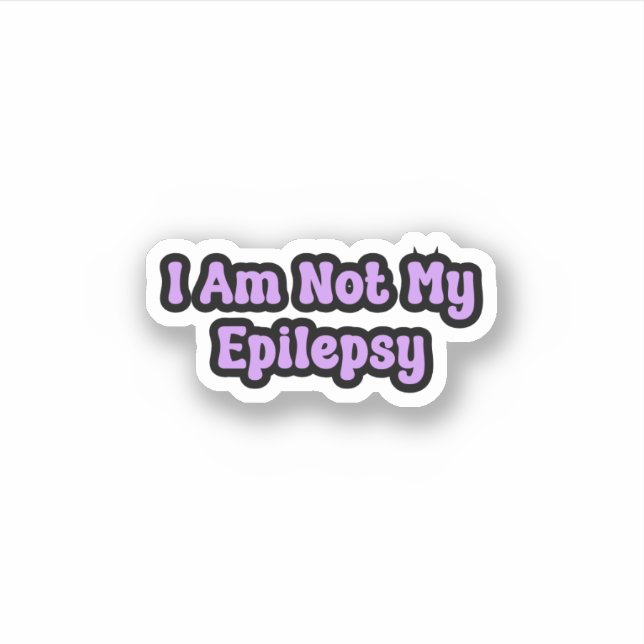 Sticker Je Ne Suis Pas Ma Sensibilisation À L'Épilepsie Vi (Devant)