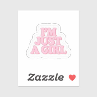 Sticker Je ne suis qu’une petite fille - mignonne citation