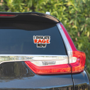 Sticker Je ovule de la rage maintenant