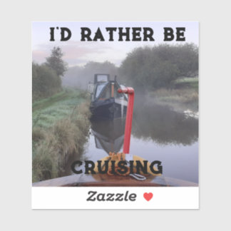 Sticker Je préférerais faire de la croisière sur le thème 