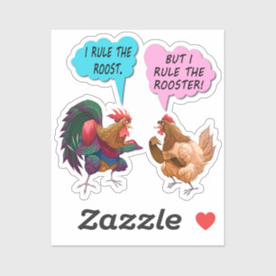 Sticker Je règle l'autocollant du roost
