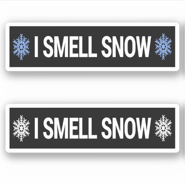 Sticker Je Sens La Neige (Devant)