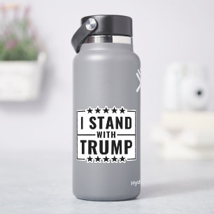 Sticker Je Suis Avec Le Signe Trump 2024