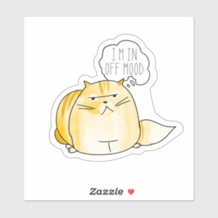Sticker Je suis de mauvaise humeur