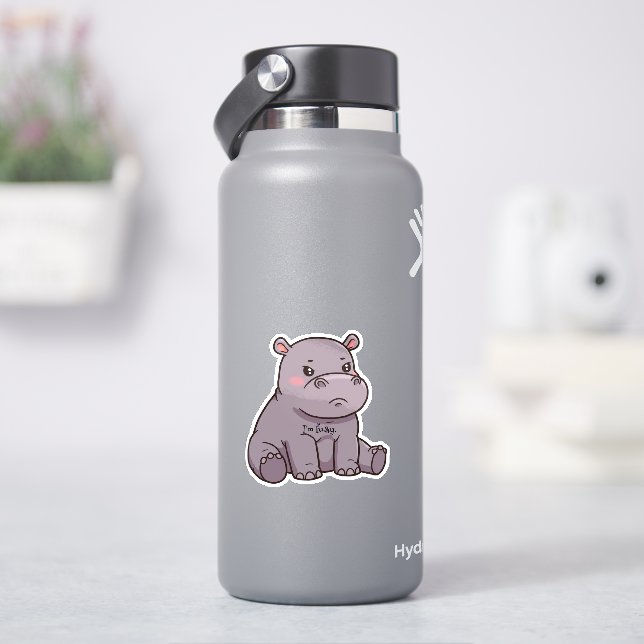 Sticker Je suis difficile (HydroFlask)