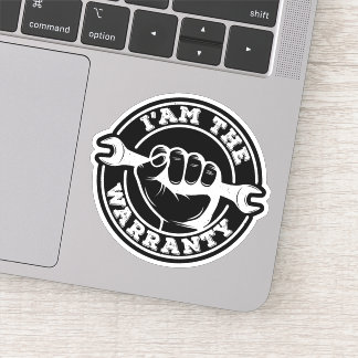 Sticker Je suis la garantie grand-père mécanicien père