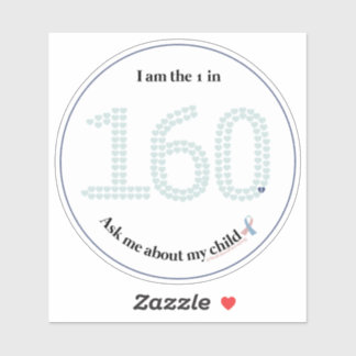 Sticker Je suis le 1 sur 160, Posez-moi des questions sur 