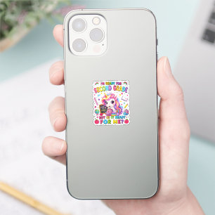 Sticker Je suis prêt pour la licorne de deuxième année Pre