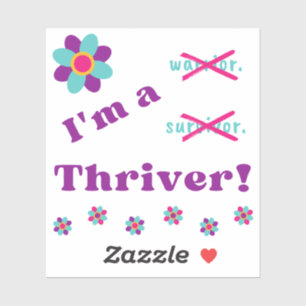 Sticker Je suis Thriver !