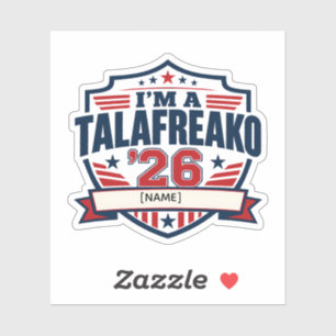 Sticker Je suis un Talafreako '26 Personnalisé James Talar