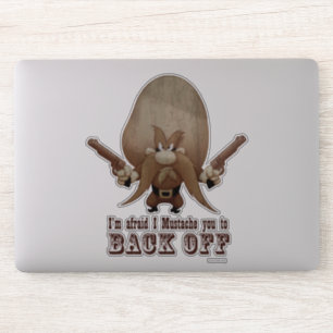 Sticker Je Vous Moustache De Reculer