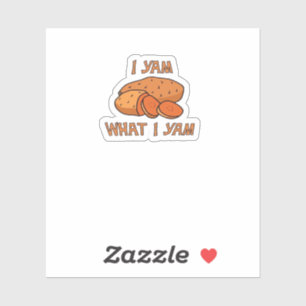 Sticker Je Yam Ce Que Je Yam Classic Funny Basic