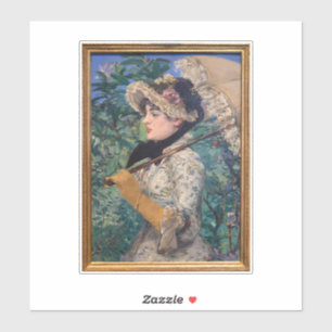 Sticker jeanne (Printemps) Par Édouard Manet
