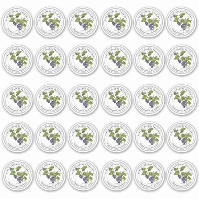 Sticker Jelée de vinyle de 2 pouces Mason ordinaire (Devant)
