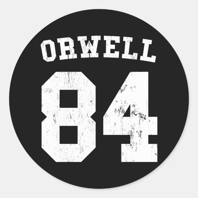 Sticker Jersey George Orwell 1984 (Devant)