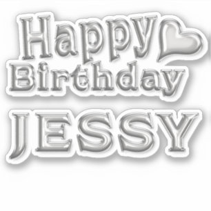 Sticker Jessy Happy Birthday