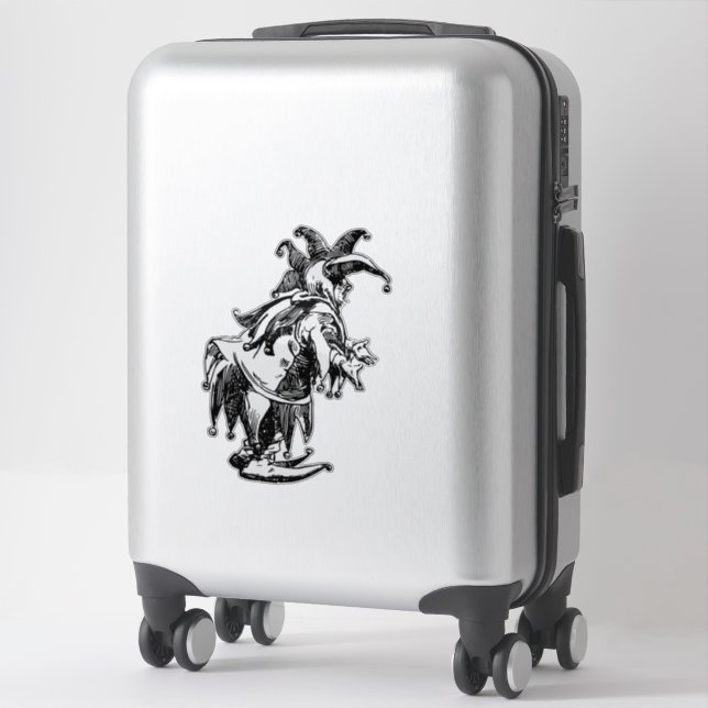 Sticker Jester (Sur valise)