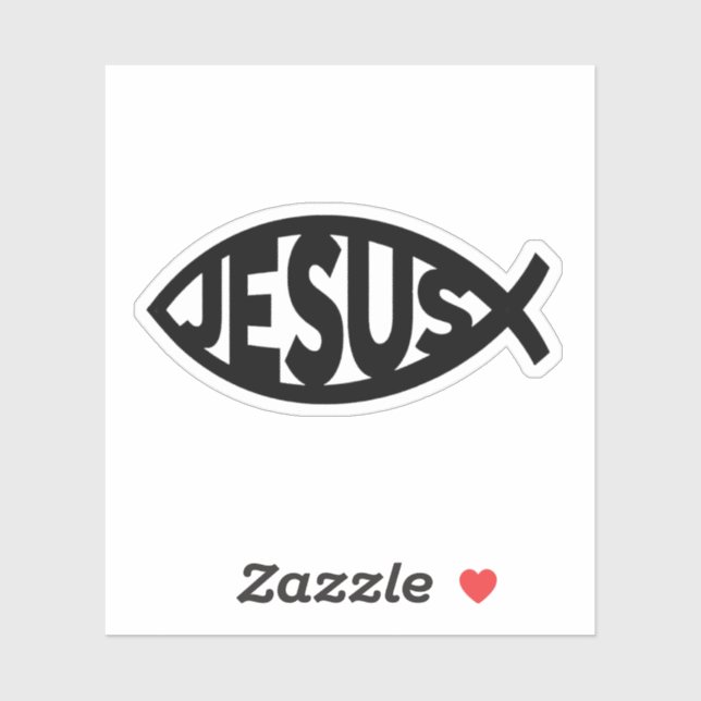 Sticker Jésus (Feuille)