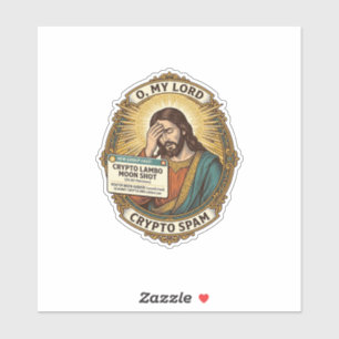 Sticker Jésus a ajouté un spam Crypto Groupe de discussion