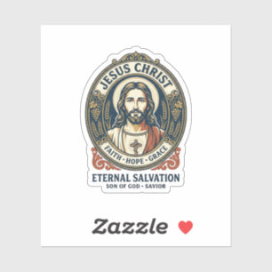 Sticker Jesus Barber Hommes Toilettage Graphique T-Shirt C