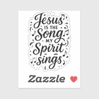 Sticker Jésus est la Chanson