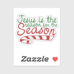 Sticker Jésus est la raison de la saison