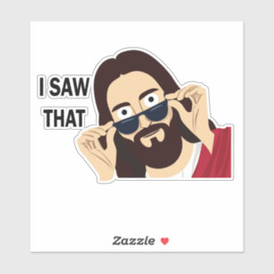Sticker Jésus, J'Ai Vu Ça