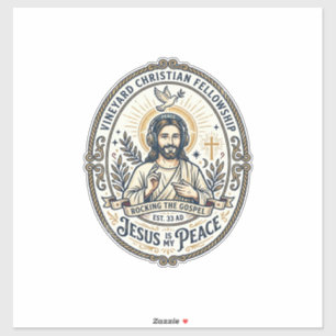 Sticker Jesus Lo Fi Rythmes D'étude Tee Graphique Esthétiq