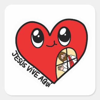 Sticker Jesús vive aquí Edificaturas