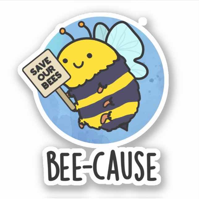 Sticker Jeu d'abeilles (Devant)