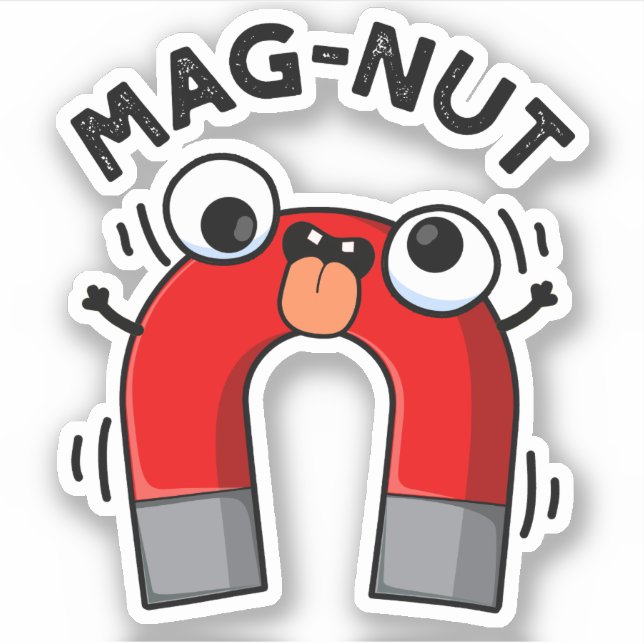 Sticker Jeu d'amant amusant noix de mag (Devant)