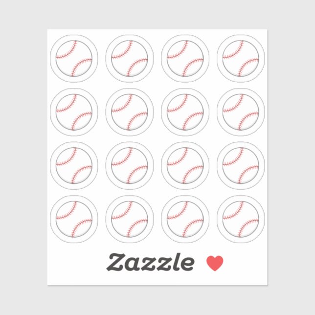 Sticker Jeu de Baseball Jour Sports Rappel Bujo Planner (Feuille)