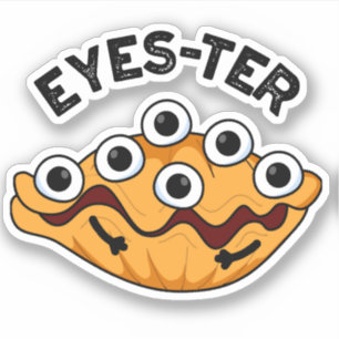Sticker Jeu d'huîtres amusant