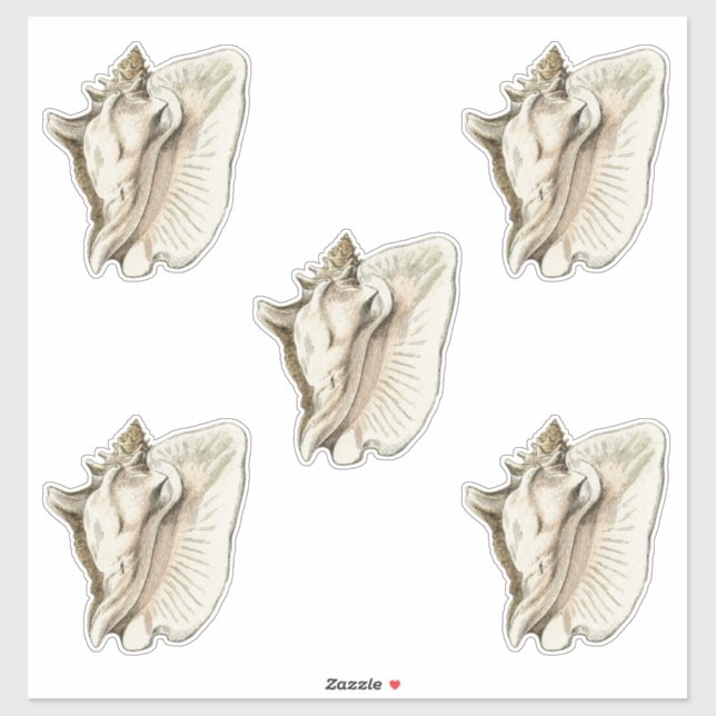 Sticker Jeu vintage de coques 5 (Feuille)